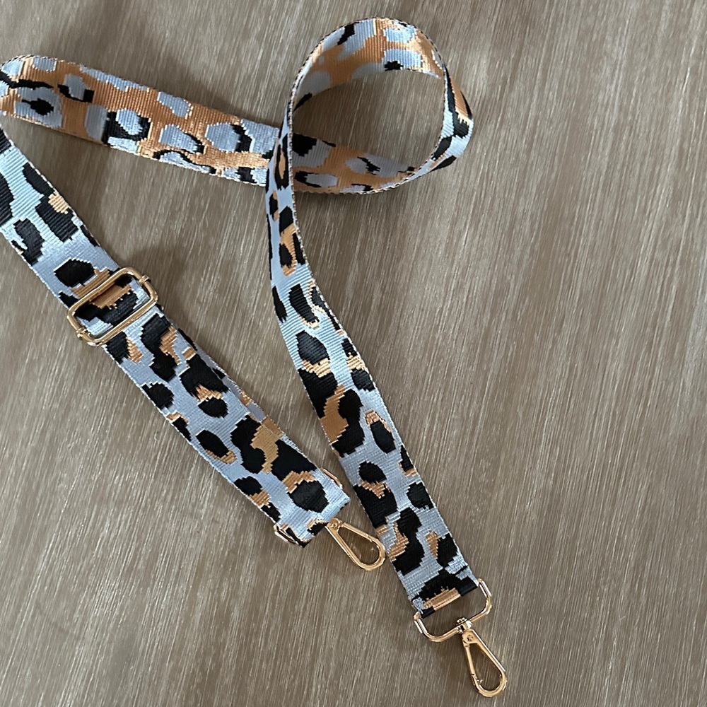 Leopard Print Adjustable Strap